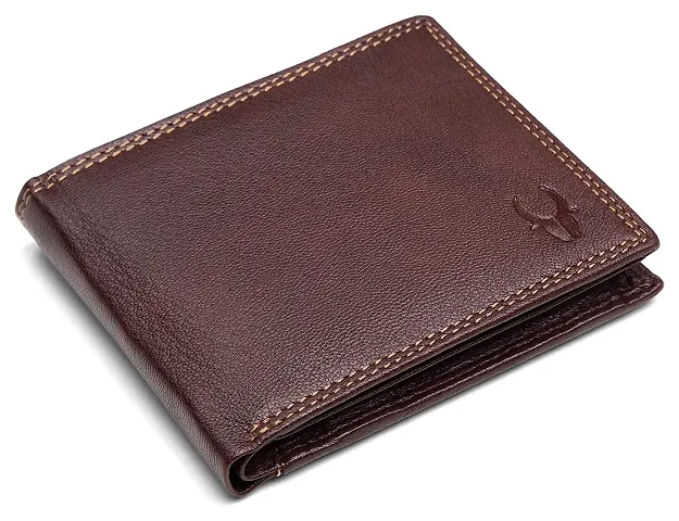 WILDHORN Classic Black Leather Wallet for Men
