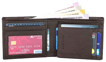 Napa Hide RFID Protected Genuine High Quality Leather Wallet for Men (Maroon)-thumb2