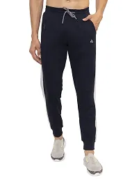 AVOLT Cotton Track Pants for Men I Slim Fit Athletic Running Workout Pants-thumb2