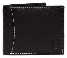 Oliver Black Leather Belt  Wallet Combo for Men (Black)-thumb1