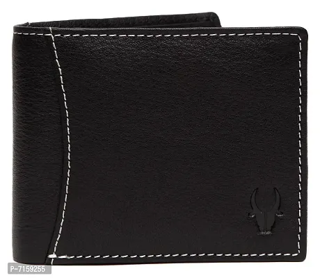 Oliver Black Leather Belt  Wallet Combo for Men (Black)-thumb2