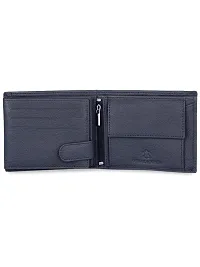 WildHorn Blue Leather Men's Wallet , Keychain and Pen Combo Set (GIFTBOXMIX)-thumb2