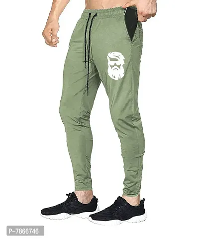 Women's Stretchable Lycra Joggers Track Pants with 2 Zippered Pockets