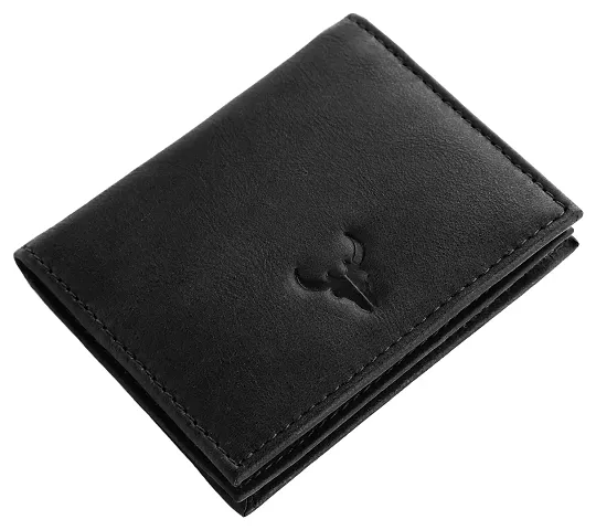 NAPA HIDE Mens Leather Wallet (Black)