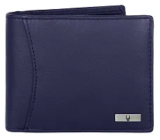WILDHORN Blue Leather Wallet ,Keychain Pen Combo for Men I Gift Hamper I Gift for Friend, Boyfriend ,Husband ,Father-thumb3