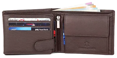 WildHorn Brown Leather Men's Wallet and Card Holder (RAKHIGIFT1173)-thumb3