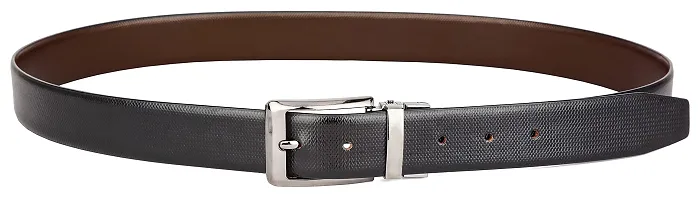 WILDHORN Reversible Leather Formal Belt for Men | Color- Black  Brown | 48 inches length || Waist upto 44 inches I-thumb2