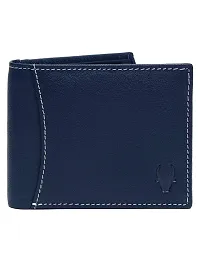 WildHorn Blue Leather Men's Wallet , Keychain and Pen Combo Set (699702)-thumb1