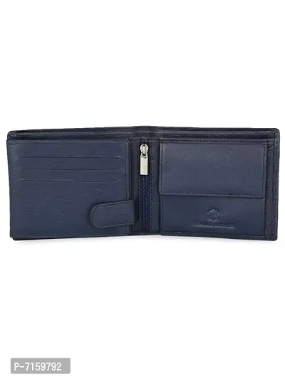 WILDHORN Gift Hamper for Men - Navy Blue Leather Wallet and Brown Belt Mens Combo Gift-thumb3