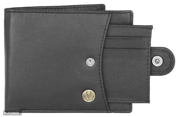 WILDHORN Leather Wallet for Men (Jade Black)-thumb4