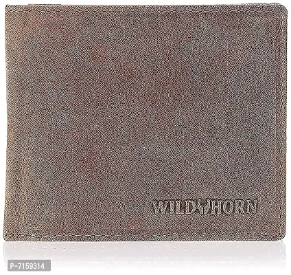 WildHorn Leather Wallet for Men (Brown)