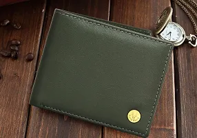 WILDHORN Men's Classic Leather Wallet and Belt Combo | Green-thumb1