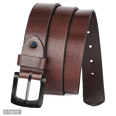 WILDHORN Leather Belt Wallet Combo for Men | Leather Gift Hamper I Gifts for Men (Free Size, Brown 2)-thumb5