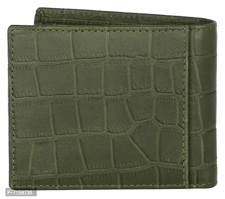 WildHorn Green Leather Men's Wallet and Card Holder (RAKHIGIFT1173)-thumb4