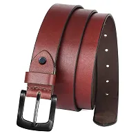 WILDHORN Leather Belt Wallet Combo for Men | Leather Gift Hamper I Gifts for Men (Free Size, Maroon)-thumb4