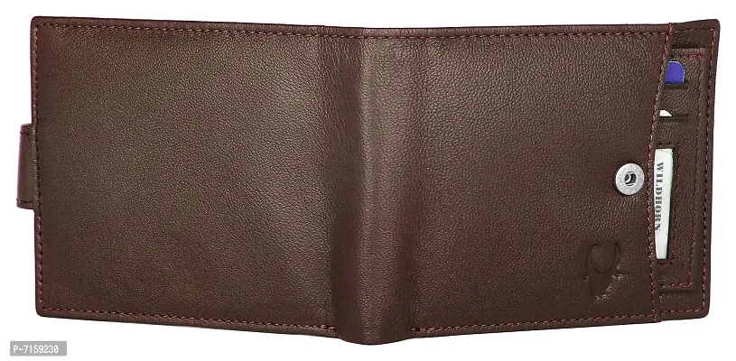 WILDHORN Brown Leather Wallet for Men-thumb5