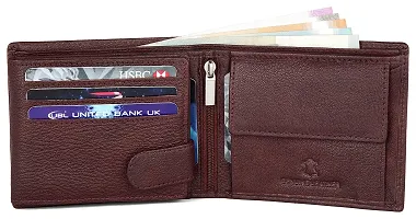 Oliver Maroon Leather Wallet and Classic Belt Combo for Men (Maroon)-thumb2