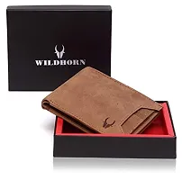 WILDHORN Wildhorn India Brown Leather Men's Wallet (699705)-thumb1