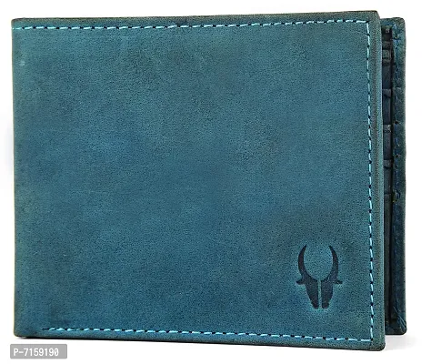 WILDHORN Wildhorn India Blue Hunter Leather Men's Wallet (WH2083)-thumb4