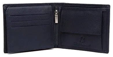 WILDHORN Blue Leather Wallet for Men I Everyday Wallet-thumb3