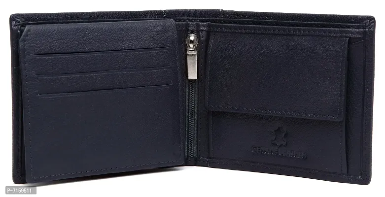 WILDHORN Blue Leather Wallet for Men I Everyday Wallet-thumb4