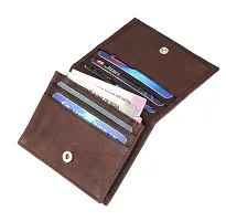 NAPA HIDE Men's Leather Wallet (Brown, Crackle)-thumb1