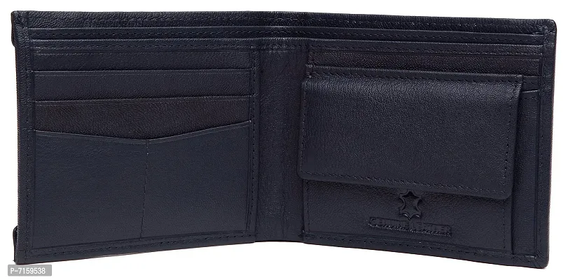 WILDHORN Oliver Blue Leather Wallet for Mens-thumb4