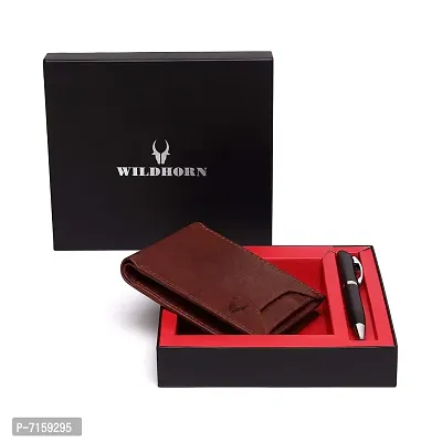 Wildhorn Leather Wallet and Pen Gift Set-thumb0