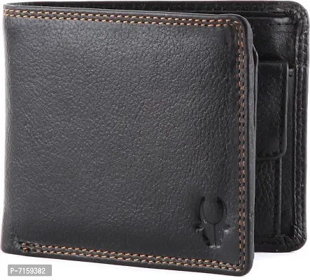 WildHorn Men s Black Genuine Leather Wallet-thumb0