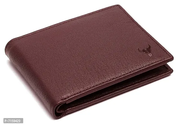 NAPA HIDE Leather Wallet for Men (Maroon)-thumb2