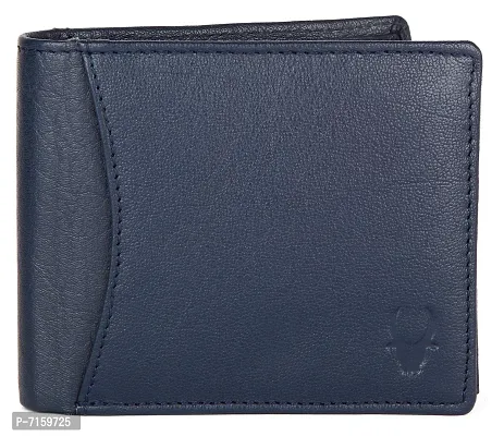 WildHorn Blue Leather Men's Wallet and Card Holder (RAKHIGIFT1173)-thumb3