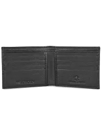 WildHorn Black Leather Men's Wallet , Keychain and Pen Combo Set (699702)-thumb2