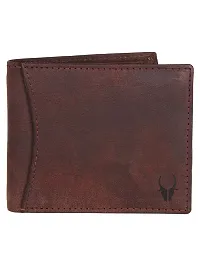 WildHorn Brown Leather Men's Wallet , Keychain and Pen Combo Set (GIFTBOXMIX)-thumb1