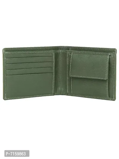 WILDHORN Oliver Green Leather Wallet and Belt Combo for Men-thumb4