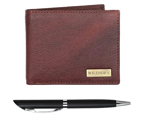 WildHorn Mens Leather Wallet Gift Set Combo I Gift Hamper for Men