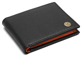 WILDHORN Leather Wallet for Men (Black  Tan)-thumb2