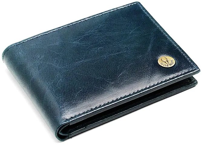 Designer Artificial Leather Solid Two Fold Wallet For Men