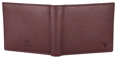 NAPA HIDE Leather Wallet for Men (Maroon)-thumb4