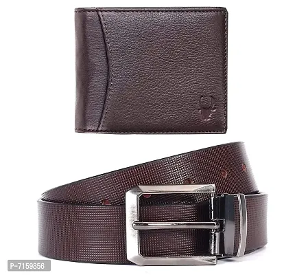 Customised wallet and belt combo for men