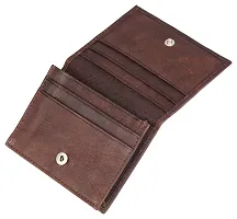 NAPA HIDE Men's Leather Wallet (Brown, Crackle)-thumb2