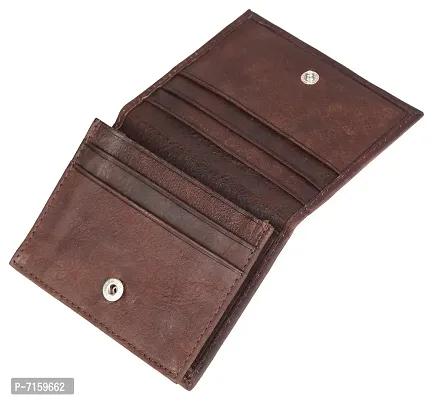 NAPA HIDE Men's Leather Wallet (Brown, Crackle)-thumb3