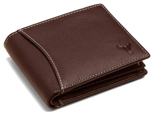 WILDHORN Wildhorn India Pitch Leather Men's RFID Wallet (WH1173)