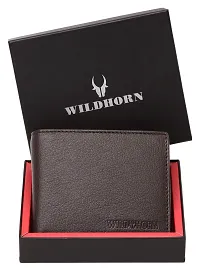 WildHorn Men's Leather Wallet (Brown)-thumb1