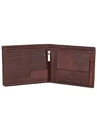 WildHorn Brown Leather Men's Wallet , Keychain and Pen Combo Set (GIFTBOXMIX)-thumb2