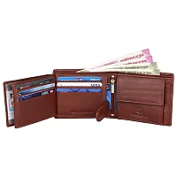 WildHorn Rakhi Gift Hamper for Brother - .Classic Men's Leather Wallet, and Rakhi Combo Gift Set for Brother, Brown, One Size (RAKHIGIFT001)-thumb3