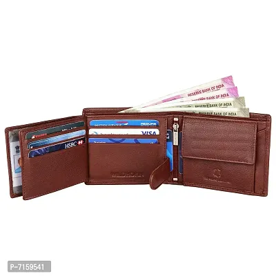 WildHorn Rakhi Gift Hamper for Brother - .Classic Men's Leather Wallet, and Rakhi Combo Gift Set for Brother, Brown, One Size (RAKHIGIFT001)-thumb4