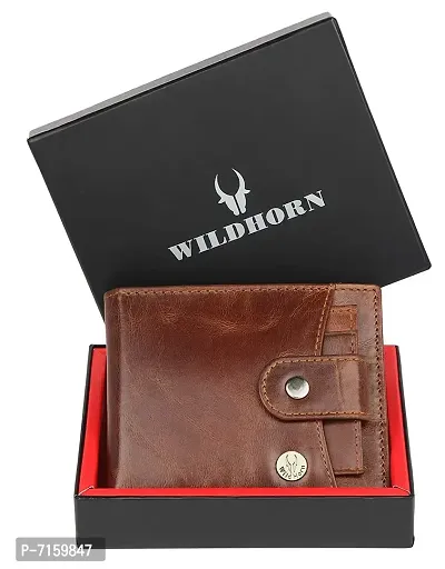 WILDHORN Leather Wallet for Men (TAN)-thumb2