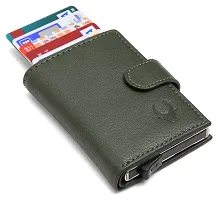 WildHorn Green Leather Men's Wallet and Card Holder (RAKHIGIFT1173)-thumb4