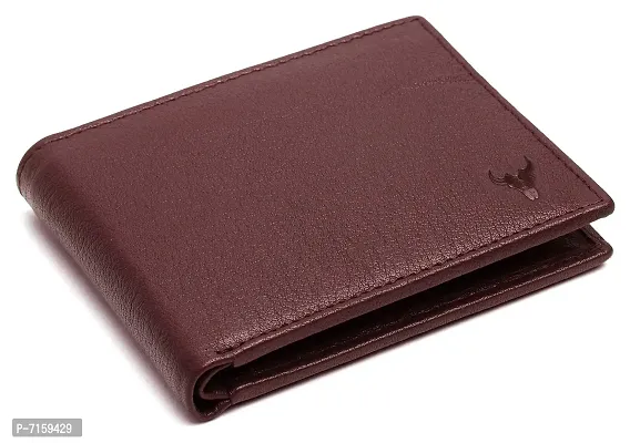 NAPA HIDE Leather Wallet for Men (Maroon)-thumb0