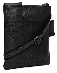 WildHorn Men's Messenger Bag (Black)-thumb1